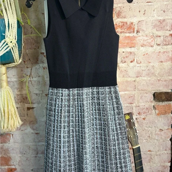 Ted Baker London Black and White Mini Dress - Picture 3 of 16